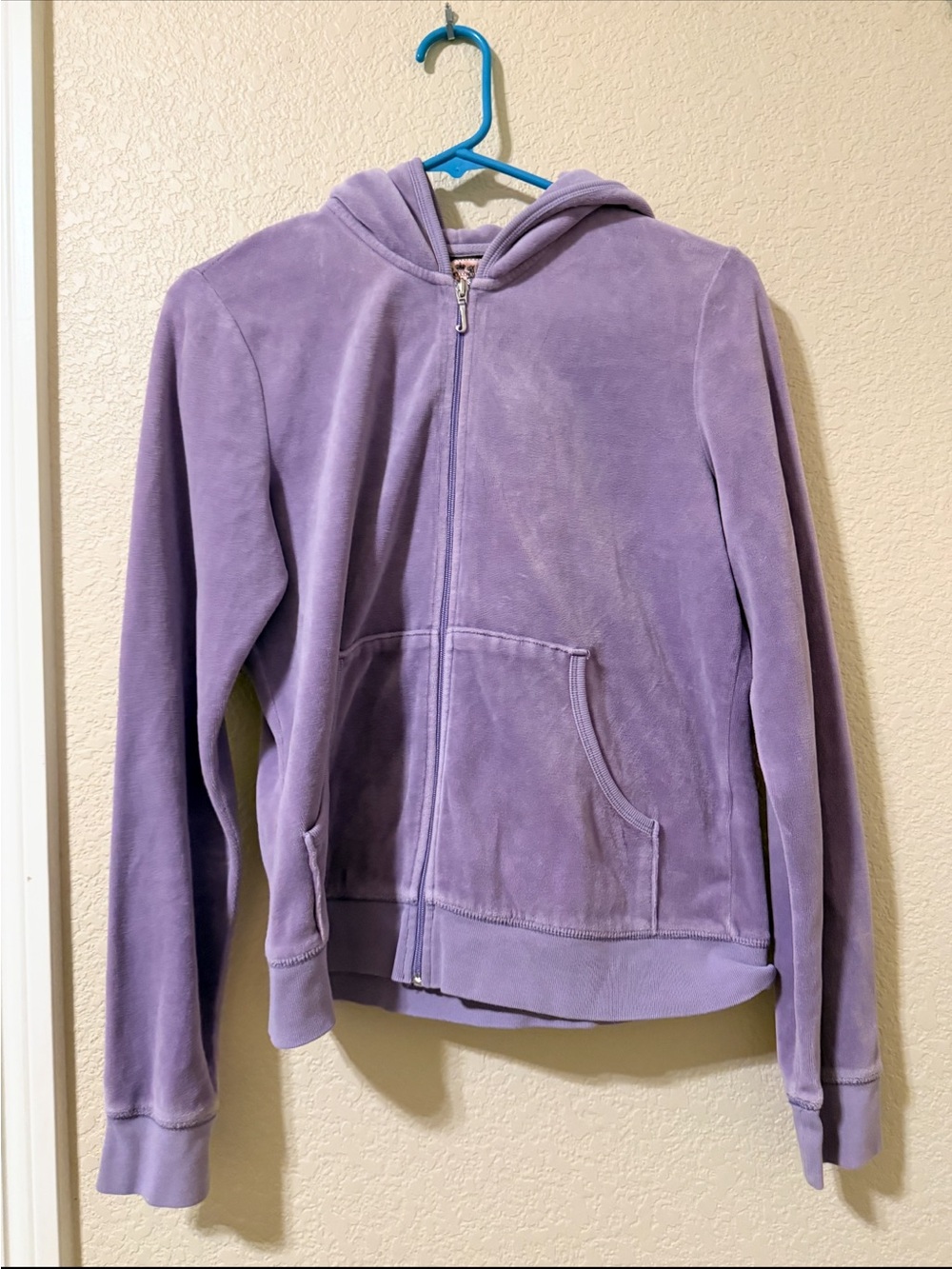 Juicy Couture Lavender Velour Hoodie - Light Purple
